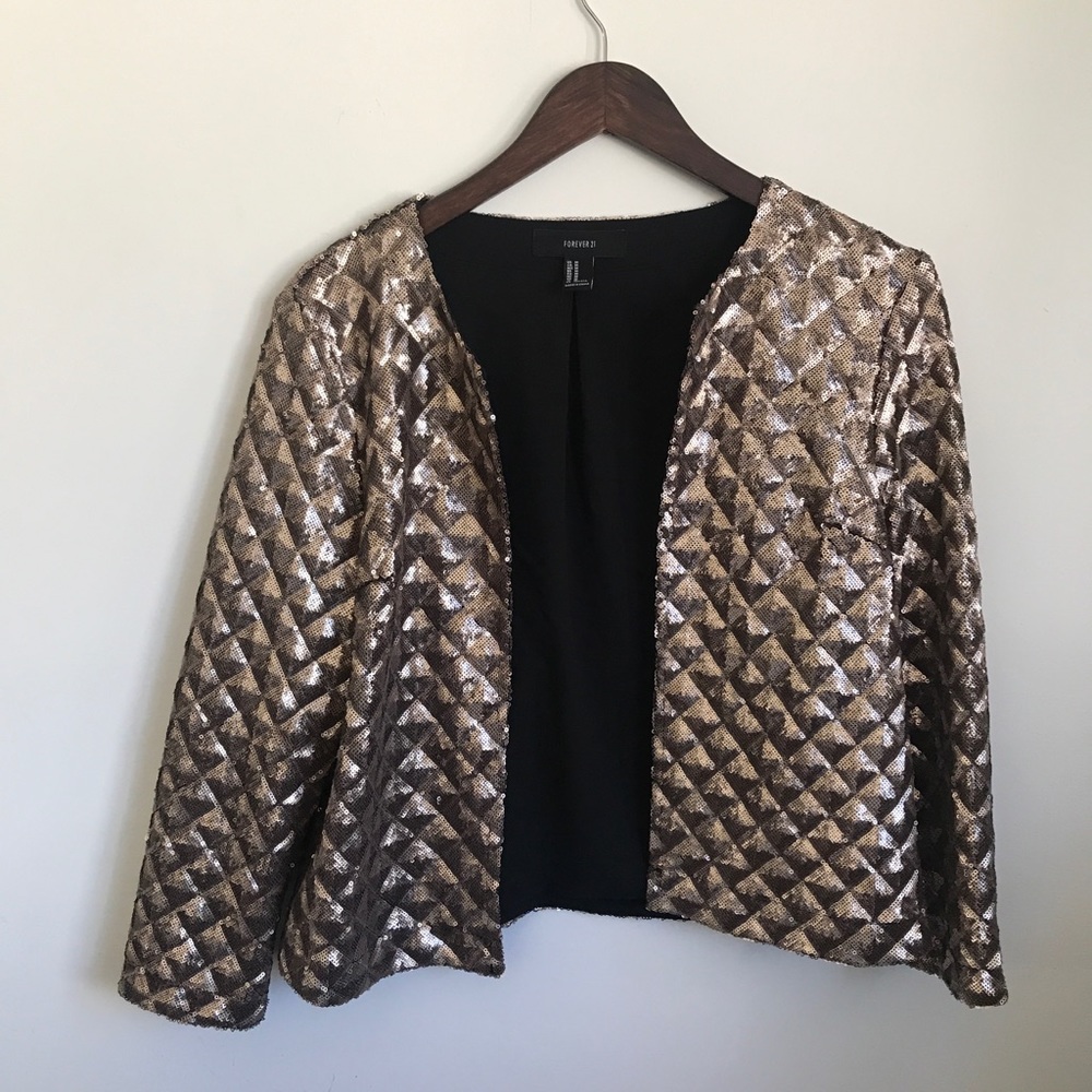Forever 21 Sequin Jacket